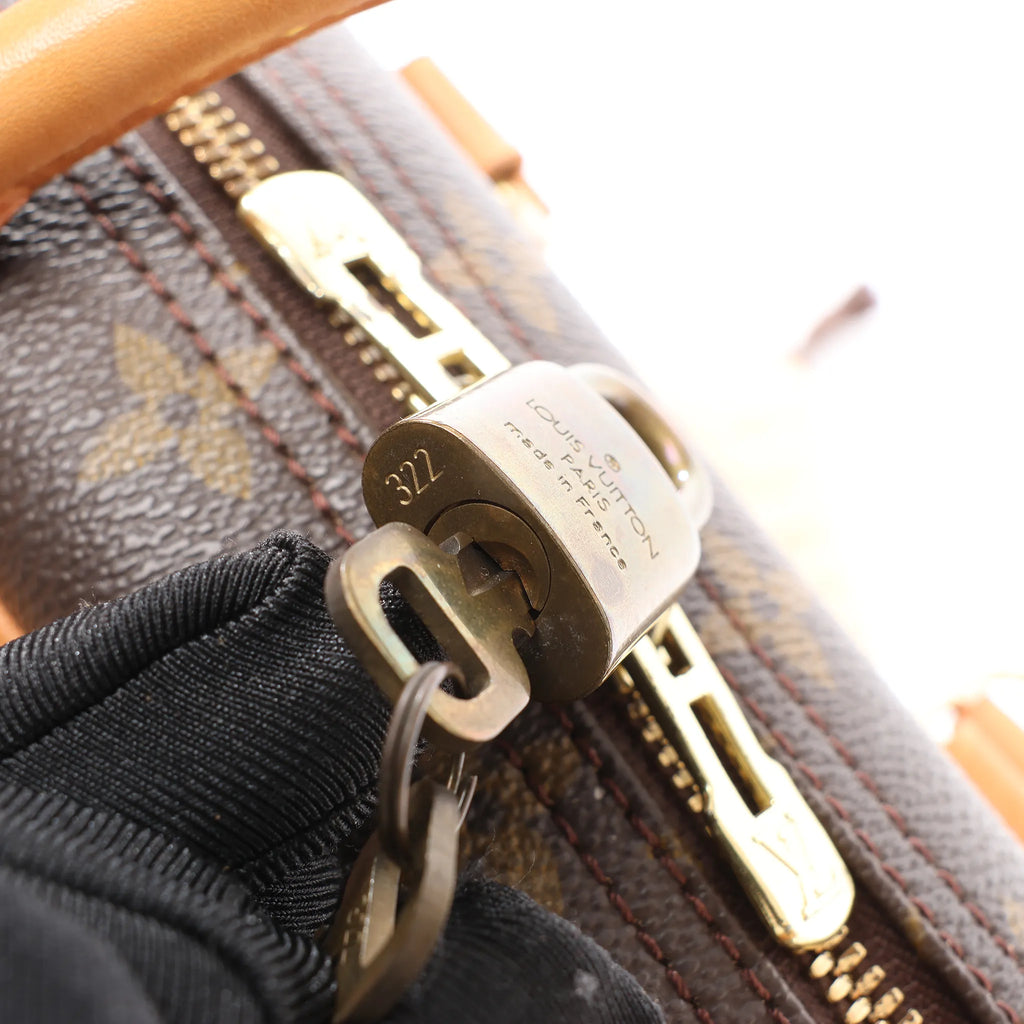 Louis Vuitton Deauville Monogram Canvas Handbag in Brown M47270