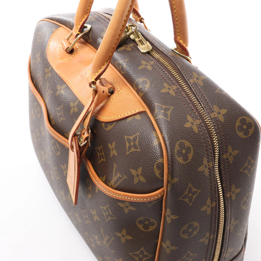 Louis Vuitton Deauville Monogram Canvas Handbag in Brown M47270