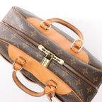 Louis Vuitton Deauville Monogram Canvas Handbag in Brown M47270