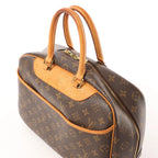 Louis Vuitton Deauville Monogram Canvas Handbag in Brown M47270