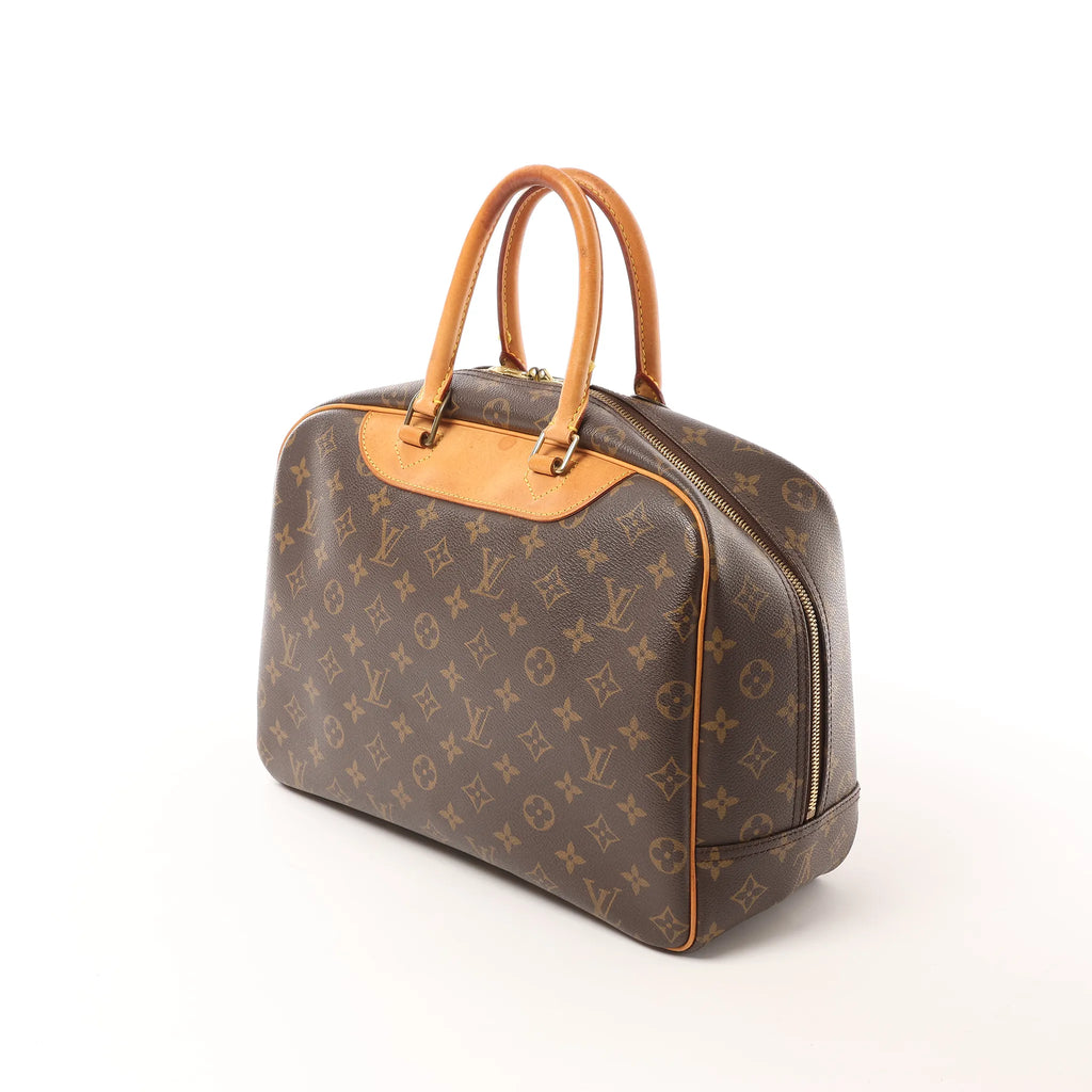 Louis Vuitton Deauville Monogram Canvas Handbag in Brown M47270