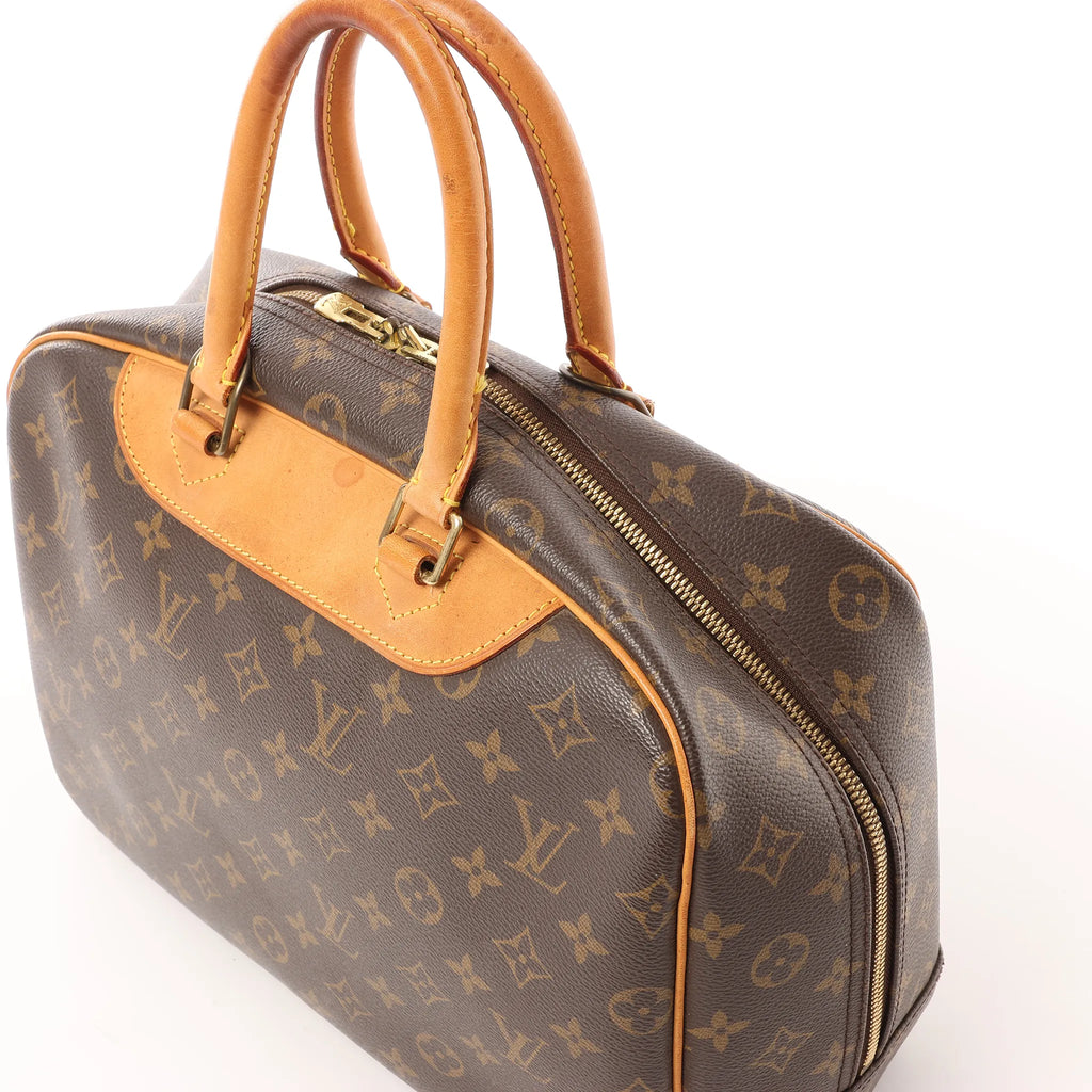 Louis Vuitton Deauville Monogram Canvas Handbag in Brown M47270