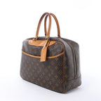 Louis Vuitton Deauville Monogram Canvas Handbag in Brown M47270
