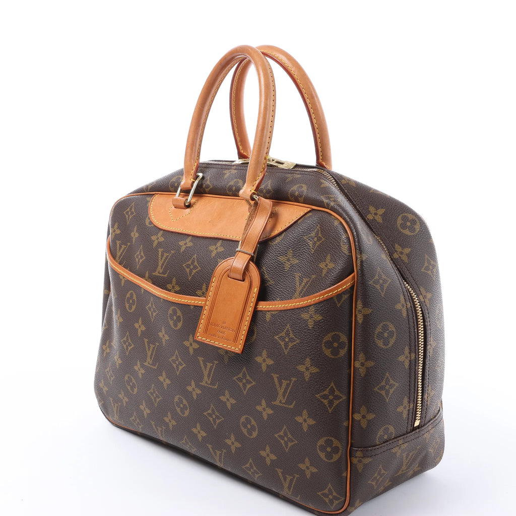 Louis Vuitton Deauville Monogram Canvas Handbag in Brown M47270