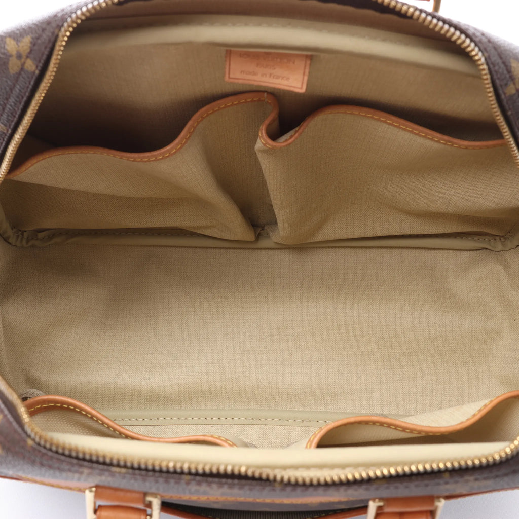 Louis Vuitton Deauville Monogram Canvas Handbag in Brown M47270