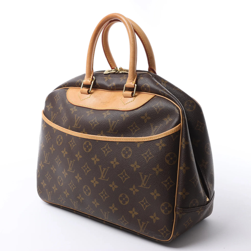 Louis Vuitton Deauville Monogram Canvas Handbag in Brown M47270
