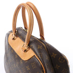 Louis Vuitton Deauville Monogram Canvas Handbag in Brown M47270