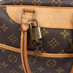 Louis Vuitton Deauville Monogram Canvas Handbag in Brown M47270