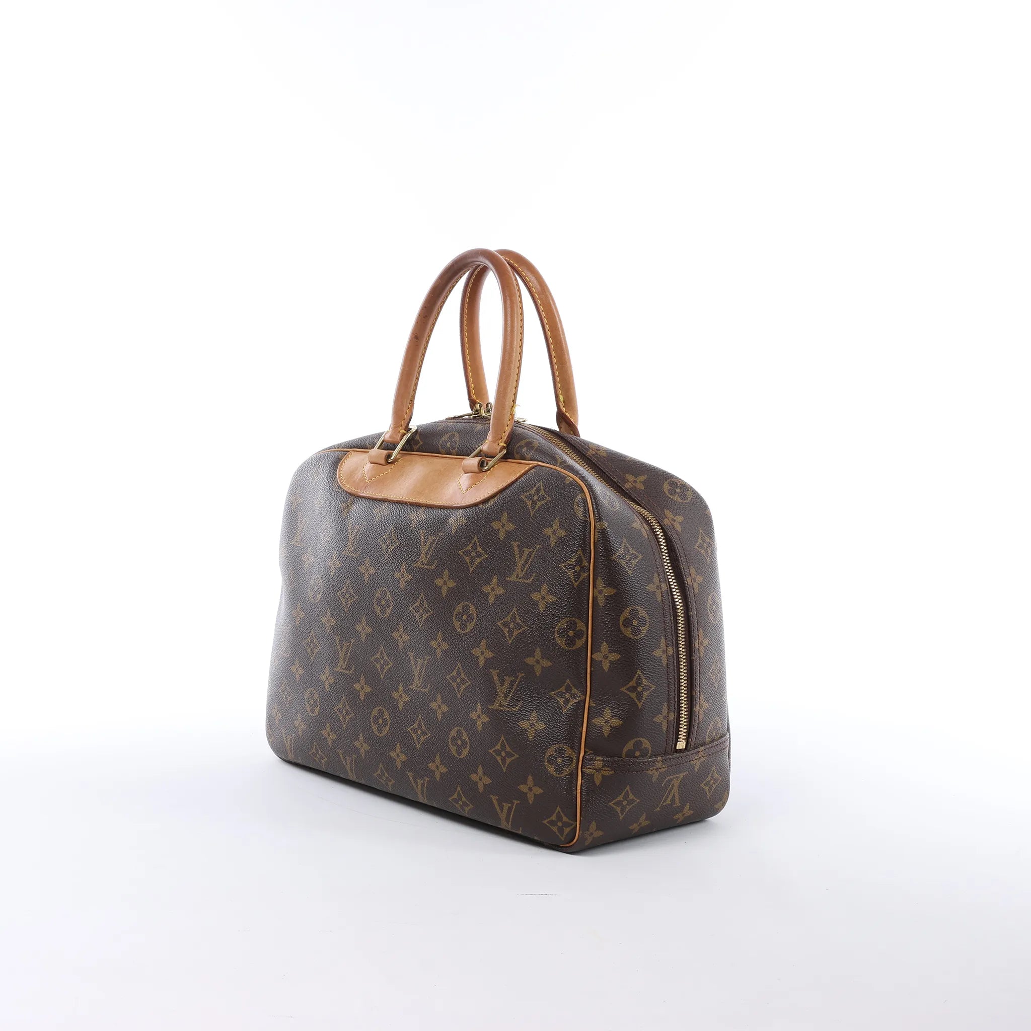 Louis Vuitton Deauville Monogram Canvas Handbag in Brown M47270