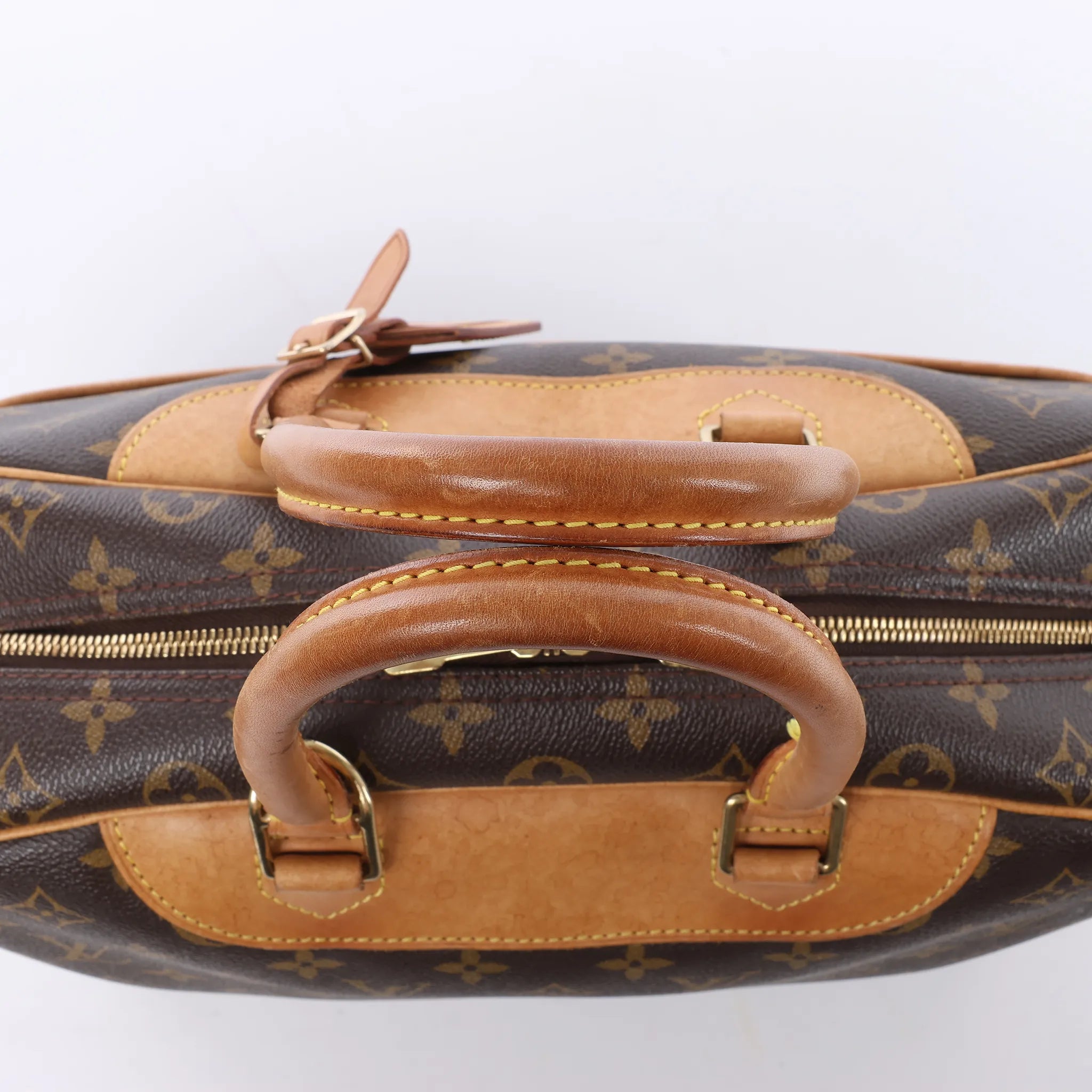 Louis Vuitton Deauville Monogram Canvas Handbag in Brown M47270