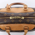 Louis Vuitton Deauville Monogram Canvas Handbag in Brown M47270