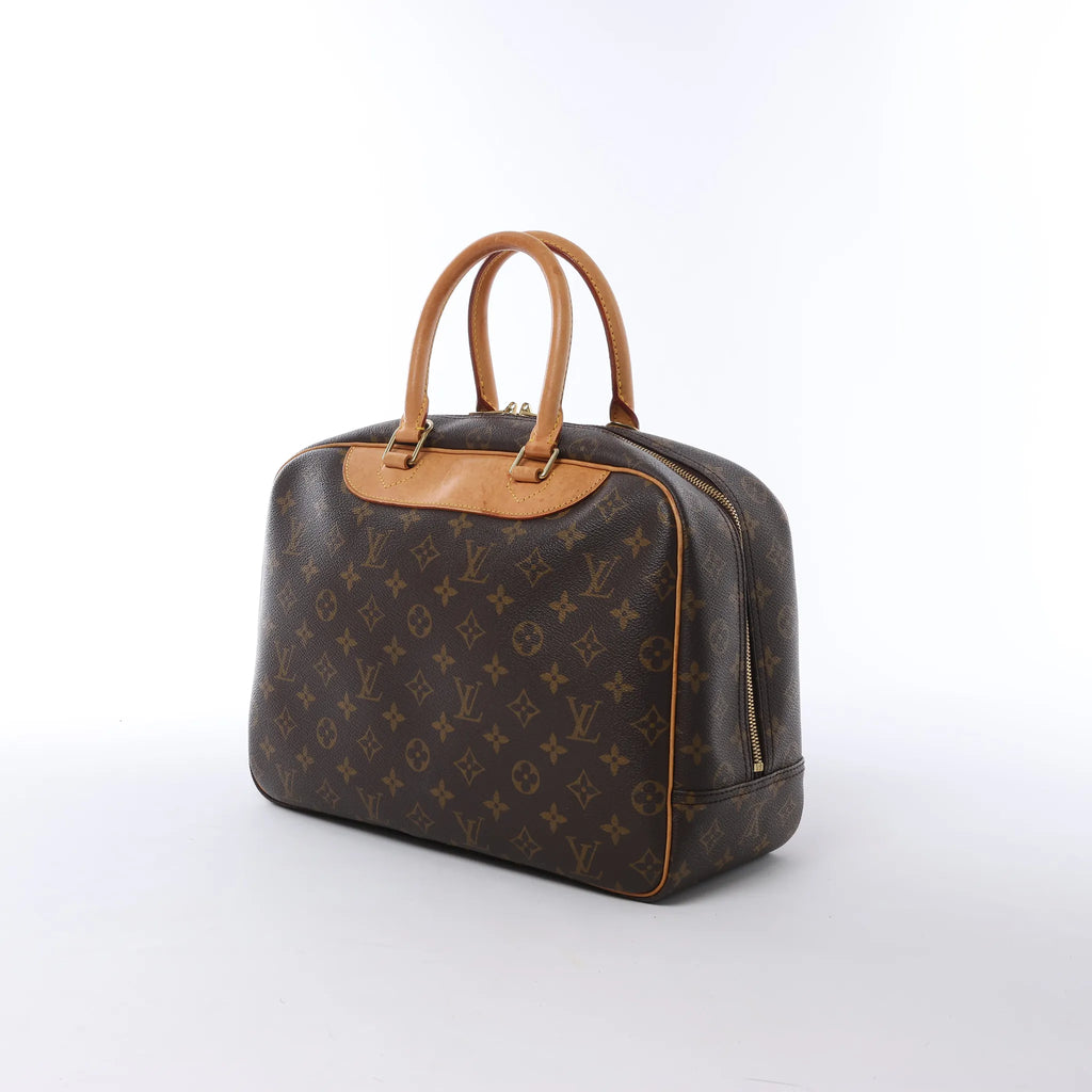 Louis Vuitton Deauville Monogram Canvas Handbag in Brown M47270