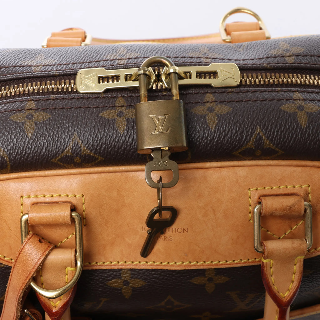 Louis Vuitton Deauville Monogram Canvas Handbag in Brown M47270
