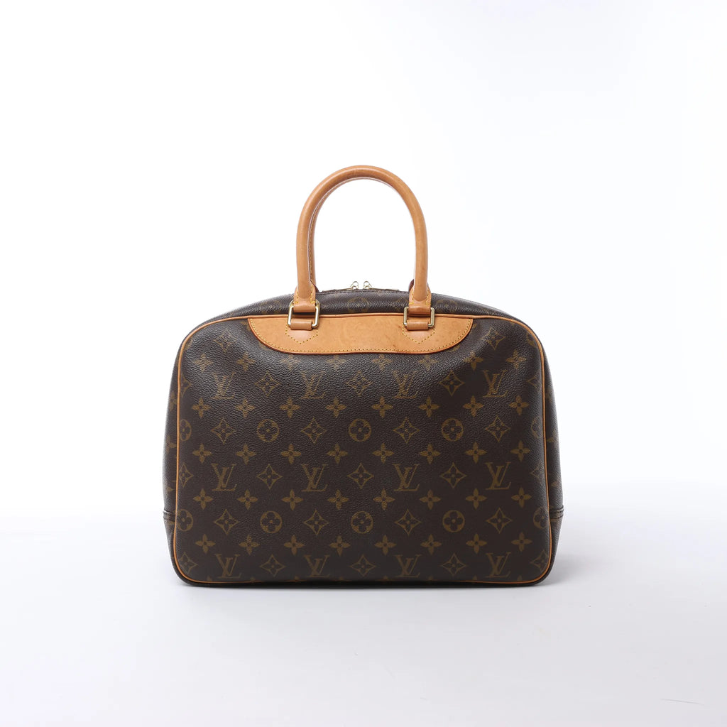 Louis Vuitton Deauville Monogram Canvas Handbag in Brown M47270