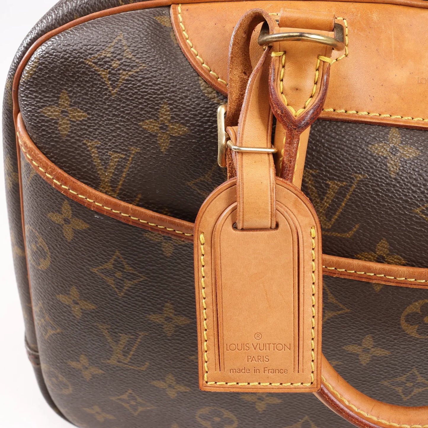 Louis Vuitton Monogram Canvas Deauville Handbag in Brown M47270