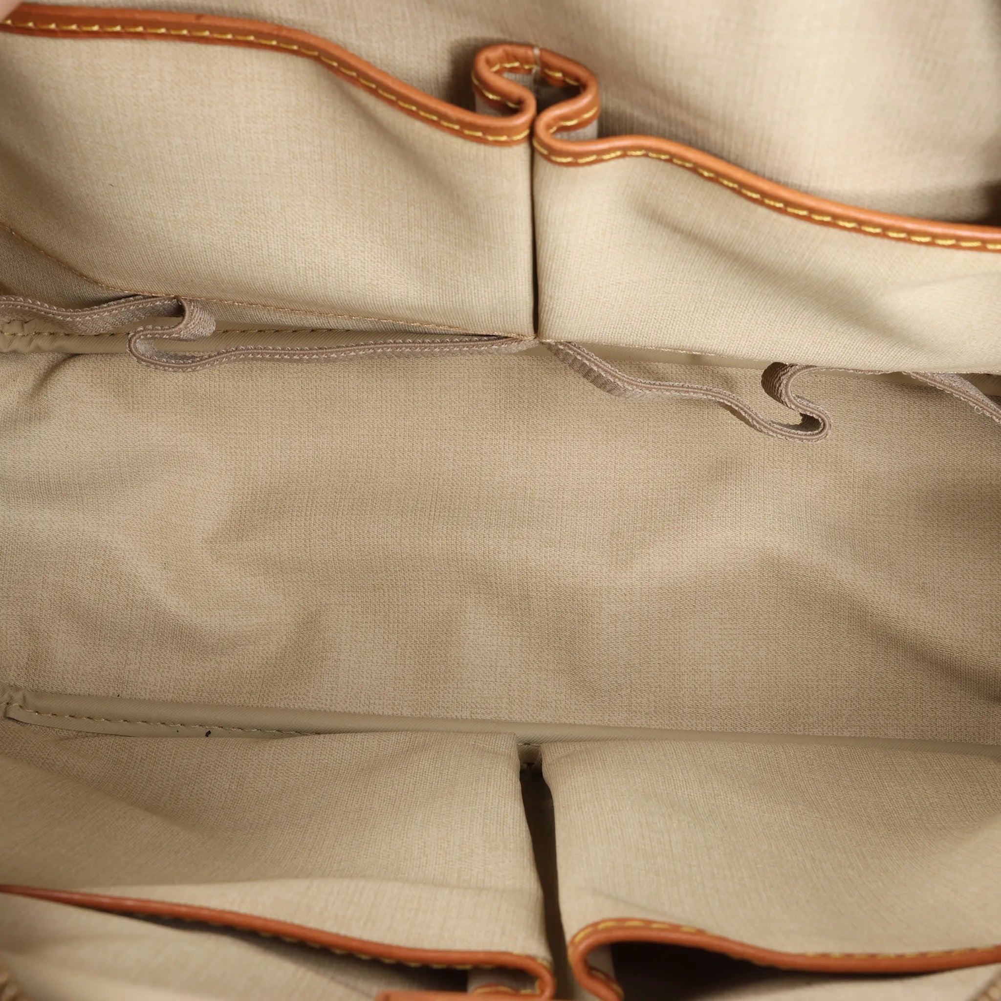 Louis Vuitton Deauville Monogram Canvas Handbag in Brown M47270
