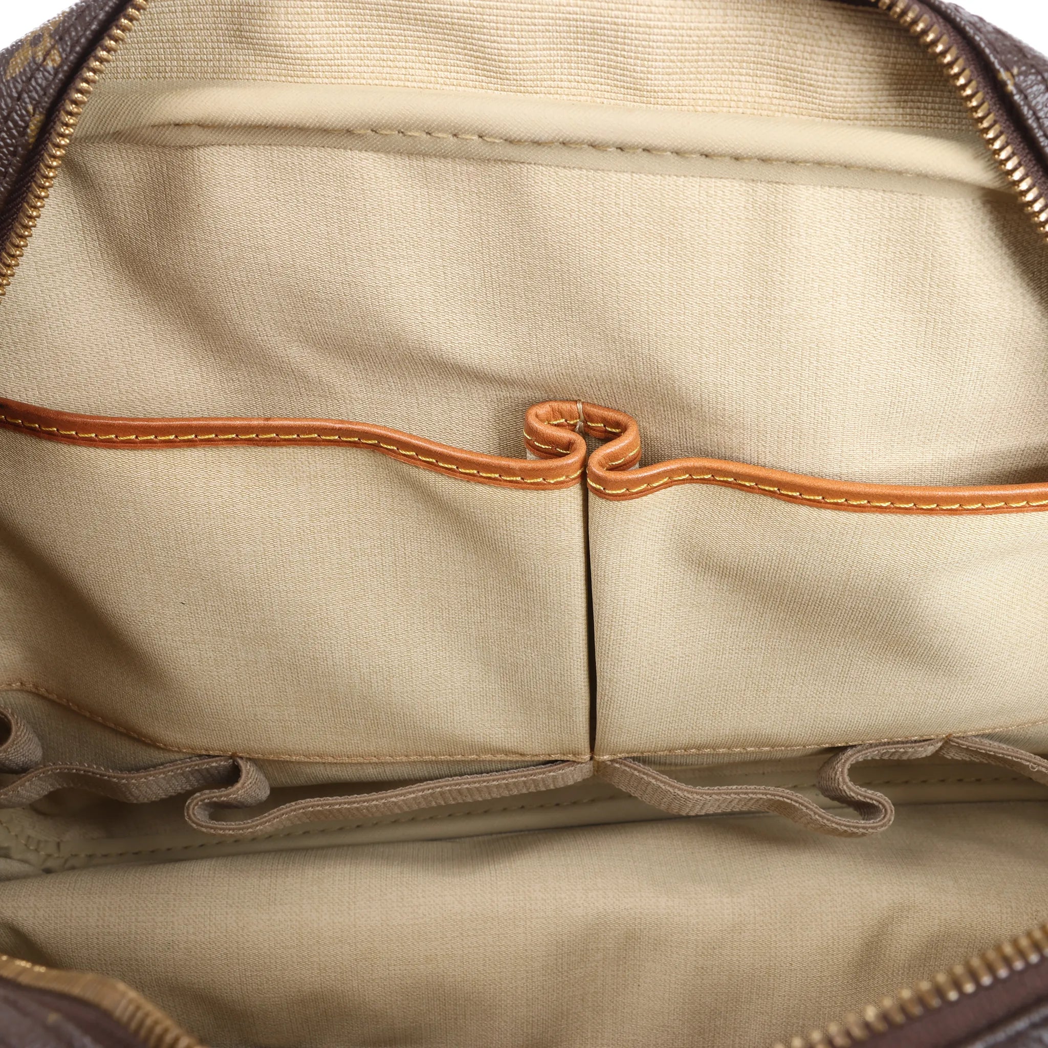 Louis Vuitton Deauville Monogram Canvas Handbag in Brown M47270