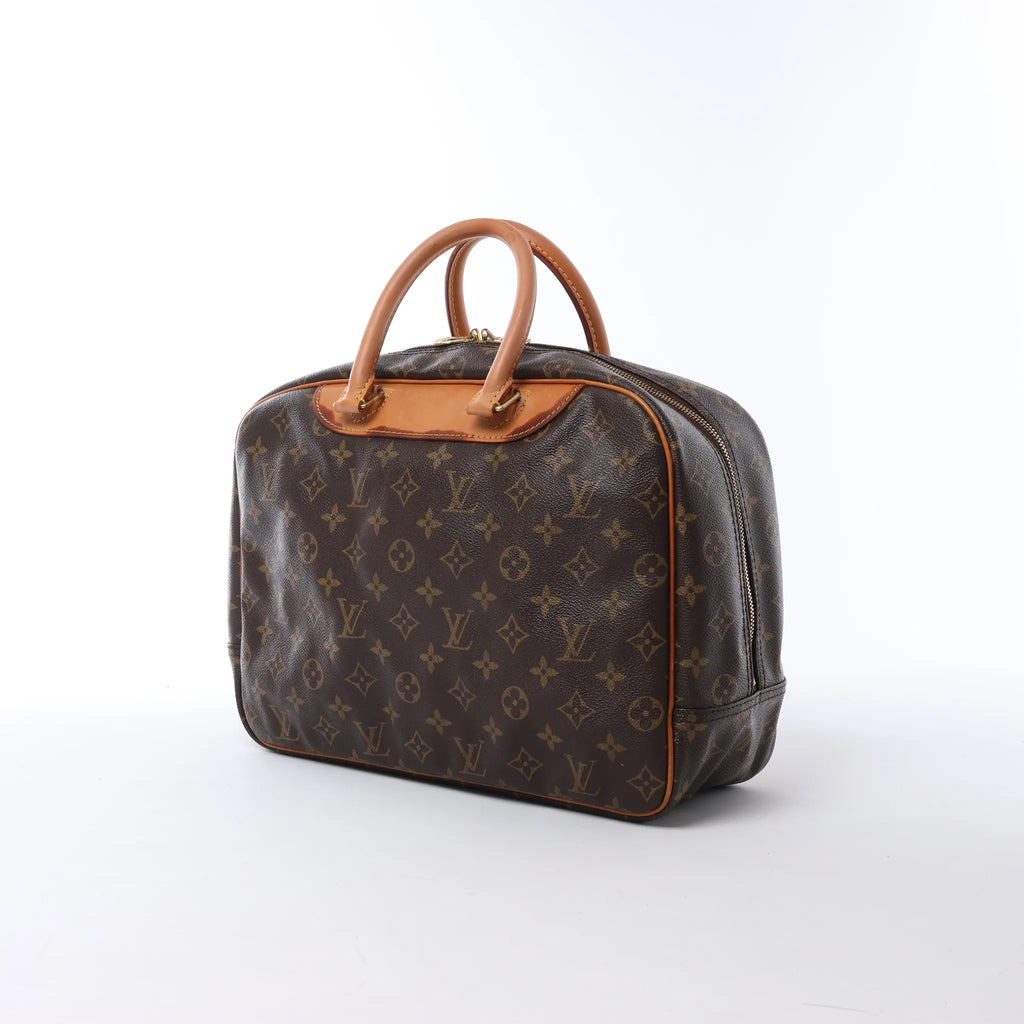 Louis Vuitton Deauville Monogram Canvas Handbag in Brown M47270