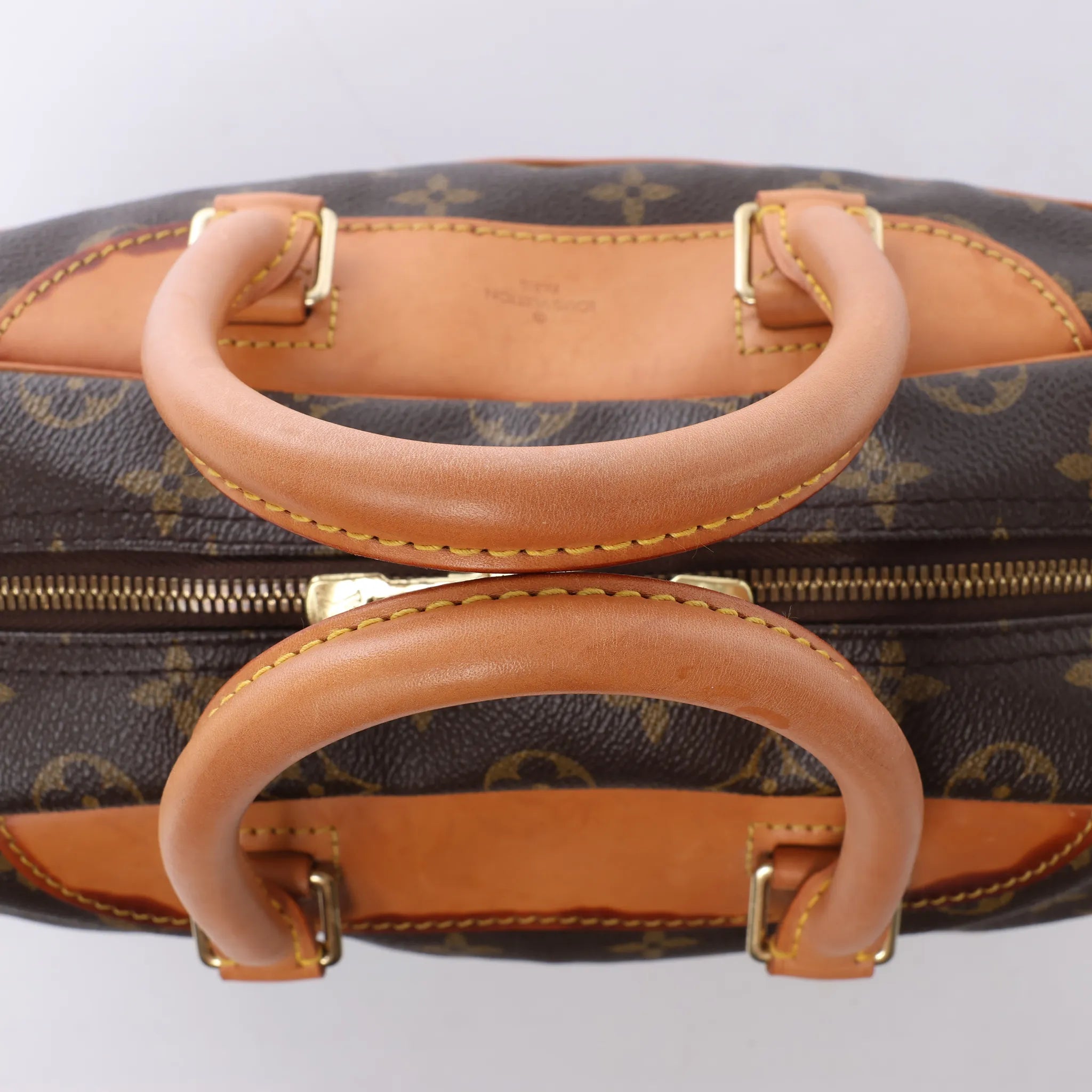 Louis Vuitton Deauville Monogram Canvas Handbag in Brown M47270
