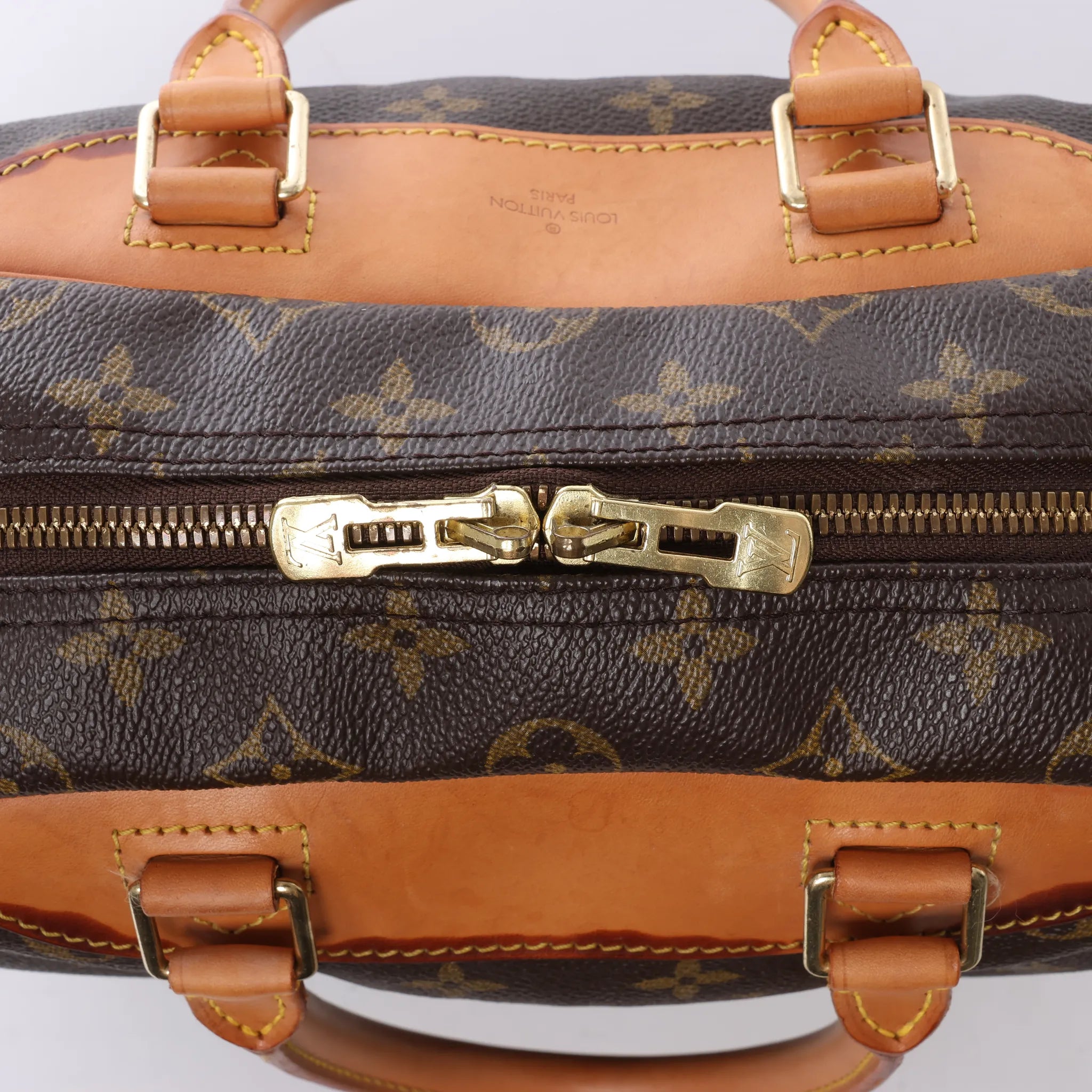 Louis Vuitton Deauville Monogram Canvas Handbag in Brown M47270