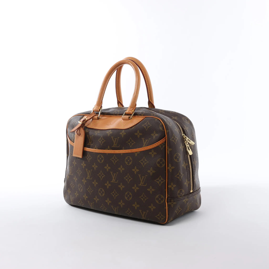 Louis Vuitton Deauville Monogram Canvas Handbag in Brown M47270