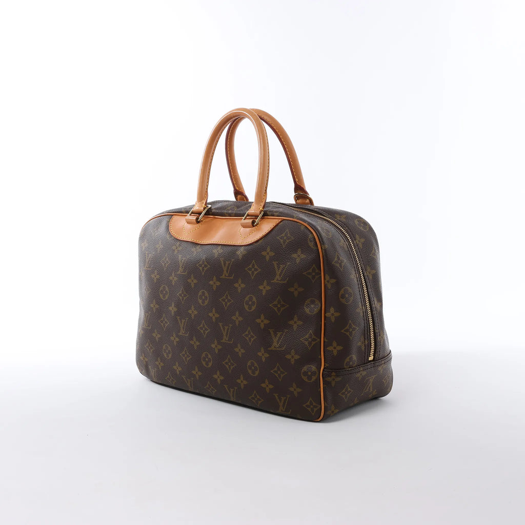 Louis Vuitton Deauville Monogram Canvas Handbag in Brown M47270