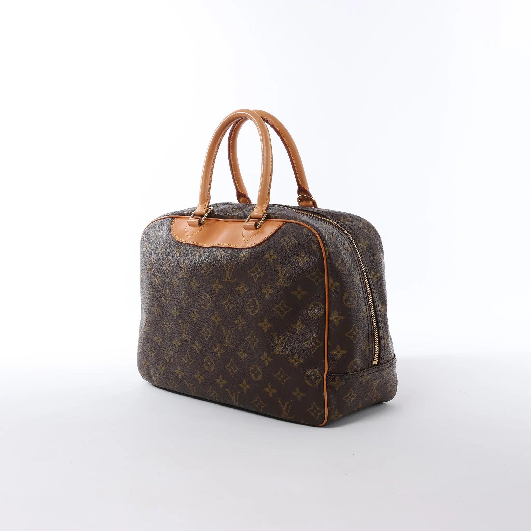 Louis Vuitton Deauville Monogram Canvas Handbag in Brown M47270