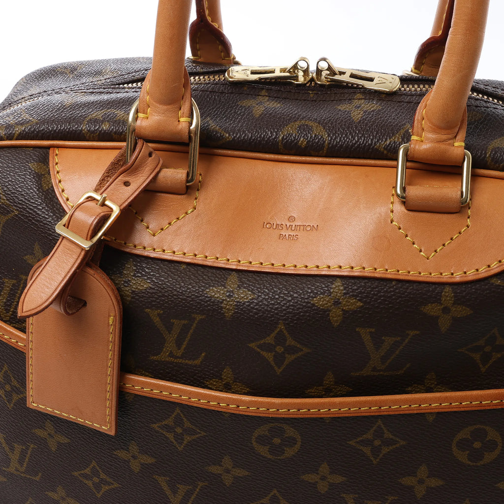Louis Vuitton Deauville Monogram Canvas Handbag in Brown M47270