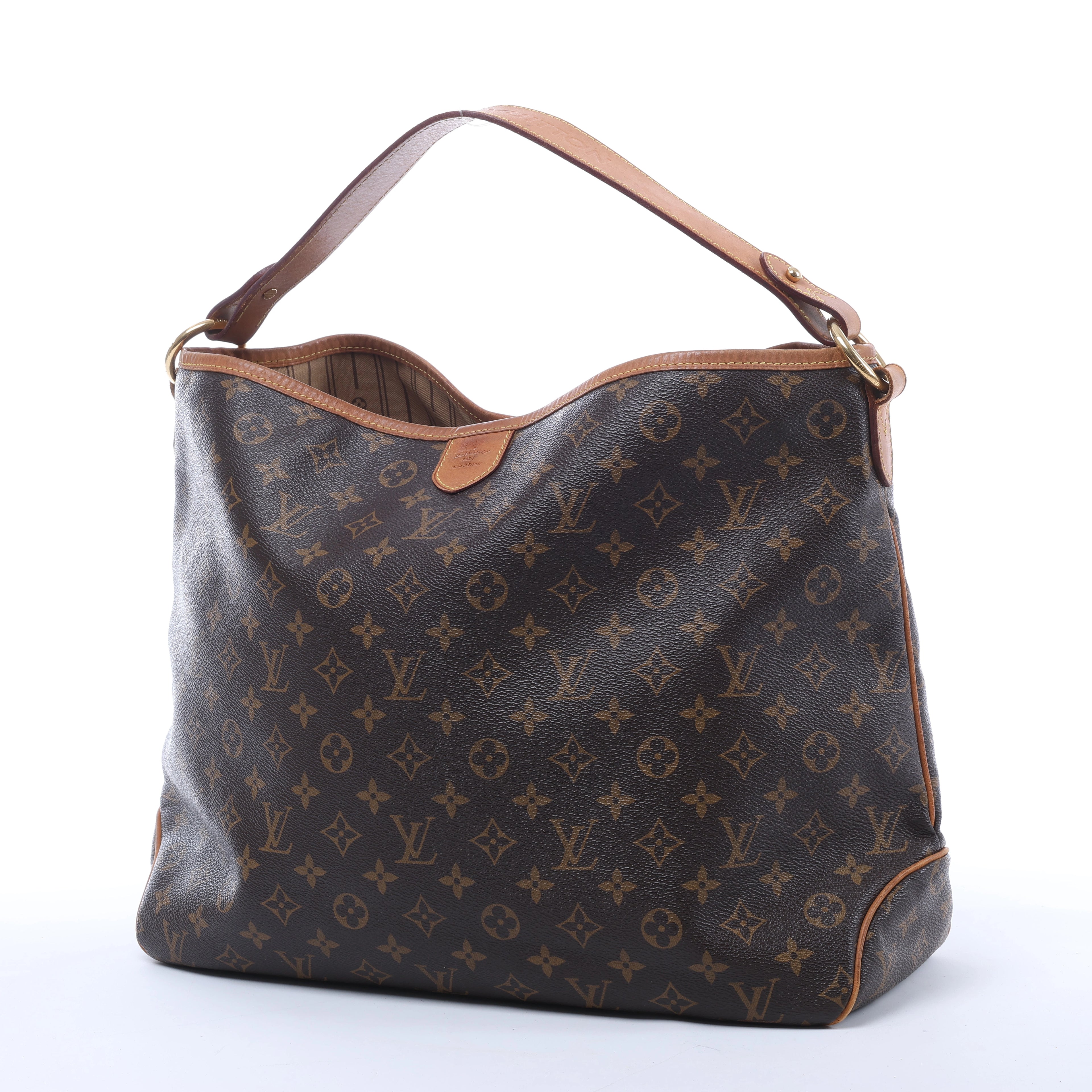 Louis Vuitton Delightful MM Monogram Canvas Shoulder Bag in Brown M40353