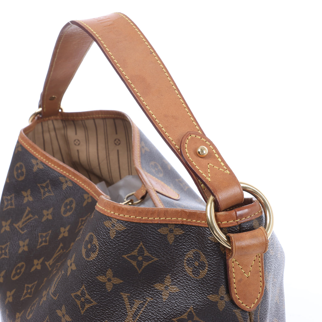 Louis Vuitton Delightful MM Monogram Canvas Shoulder Bag in Brown M40353
