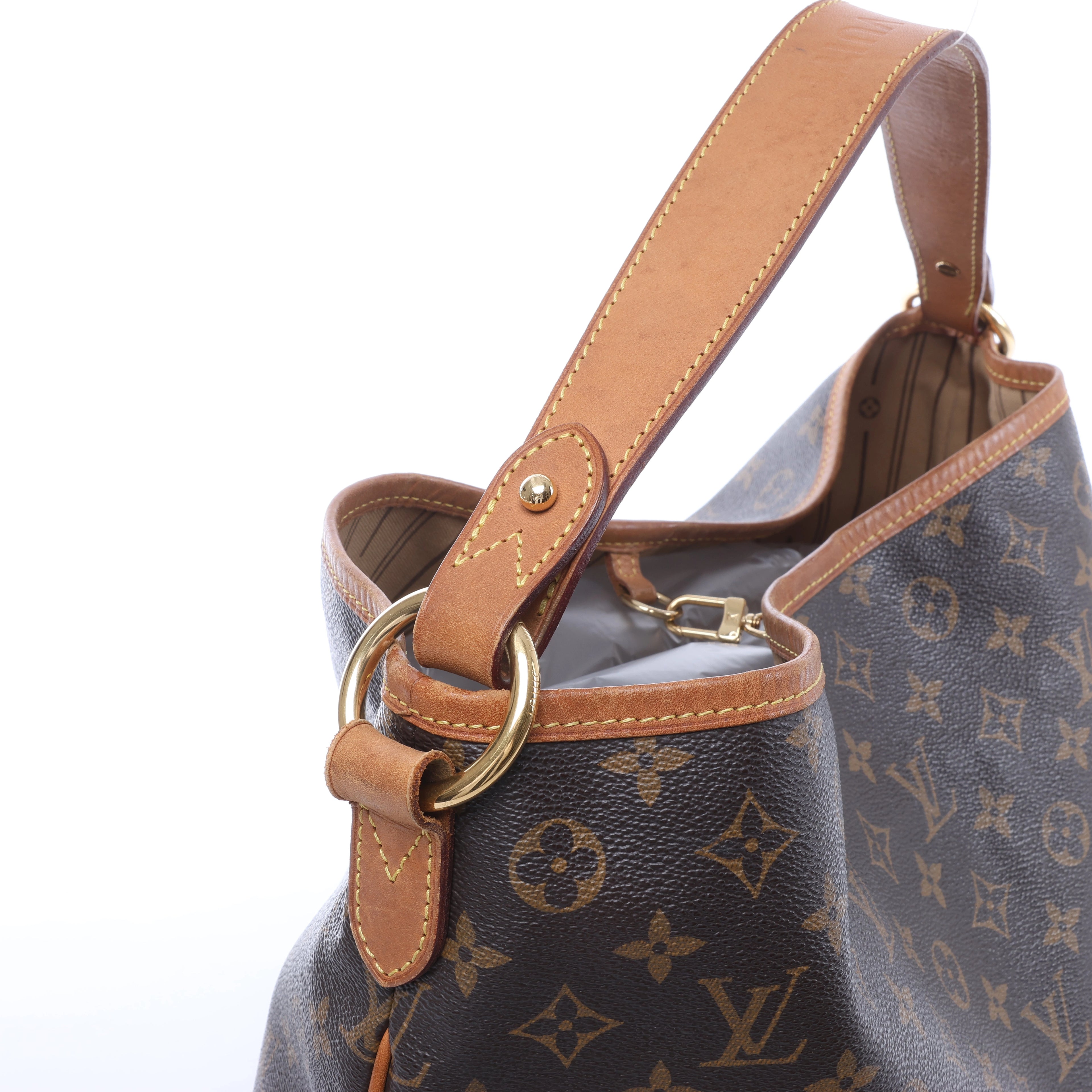Louis Vuitton Delightful MM Monogram Canvas Shoulder Bag in Brown M40353