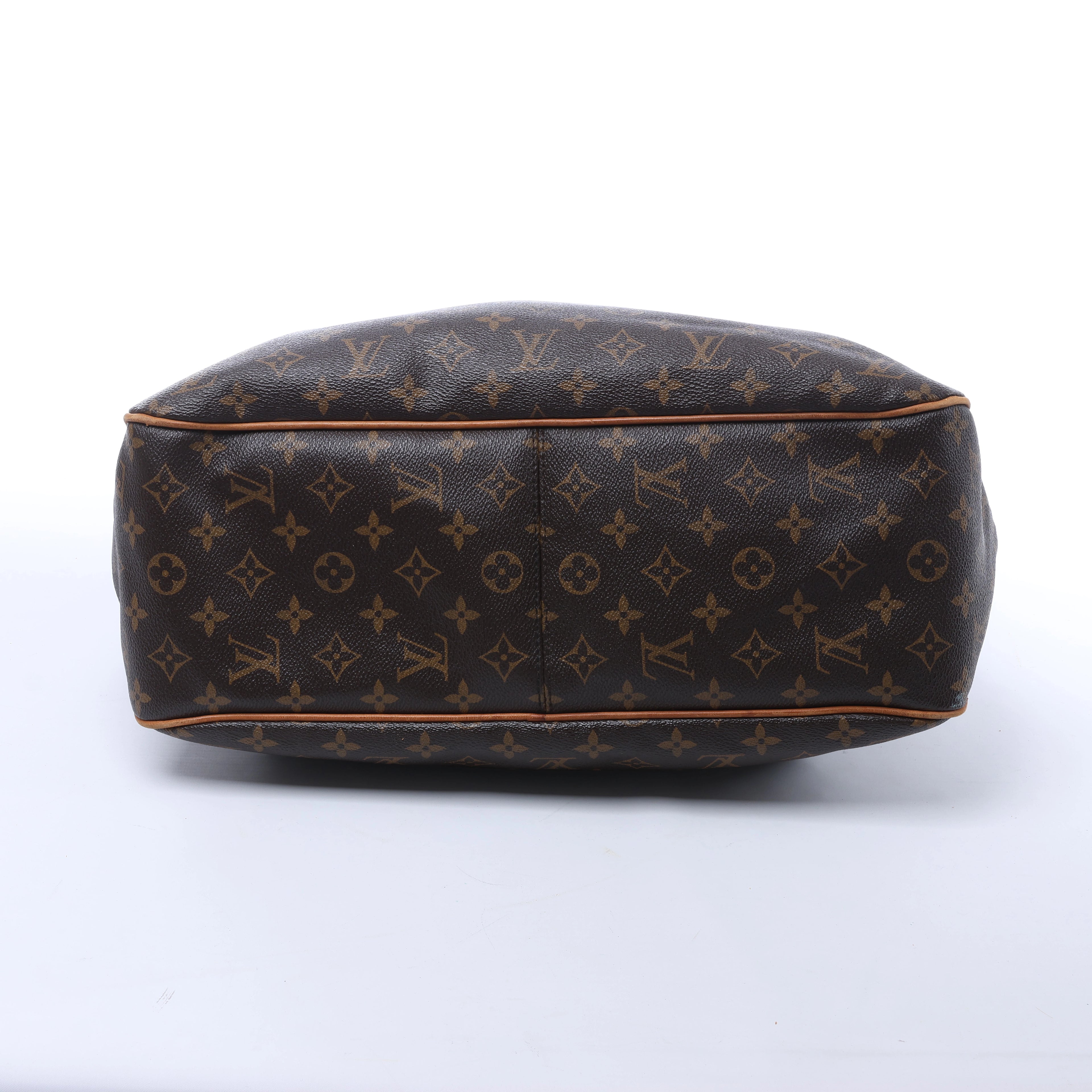 Louis Vuitton Delightful MM Monogram Canvas Shoulder Bag in Brown M40353