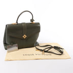 Louis Vuitton Rose des Vents MM Leather 2Way Handbag in Green M53819