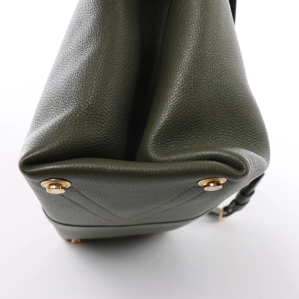 Louis Vuitton Rose des Vents MM Leather 2Way Handbag in Green M53819