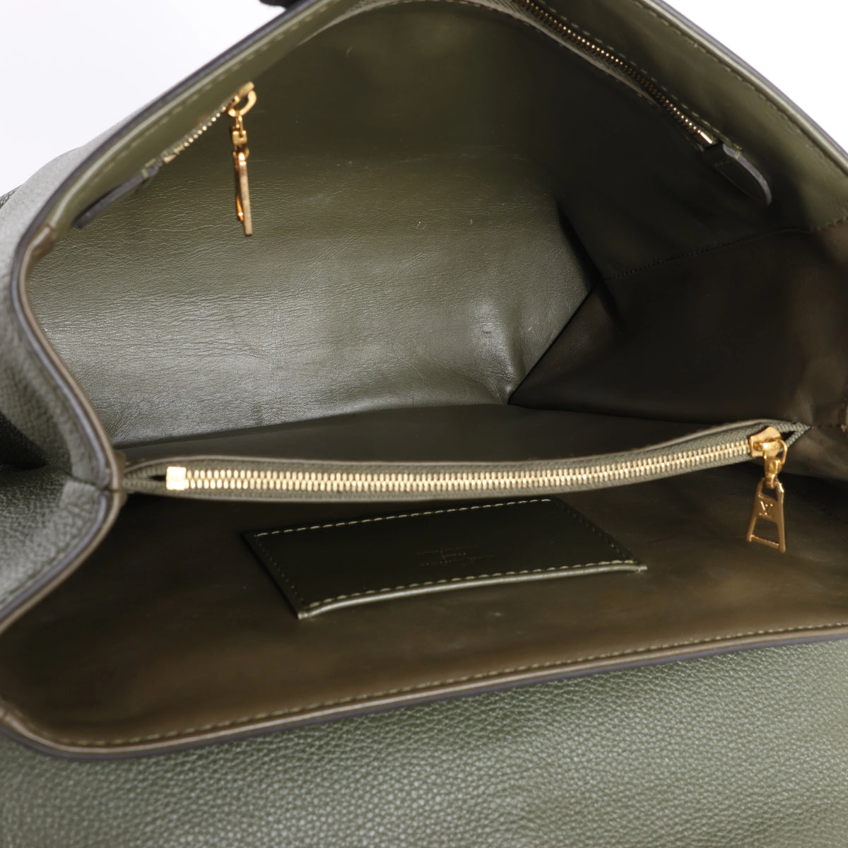 Louis Vuitton Rose des Vents MM Leather 2Way Handbag in Green M53819