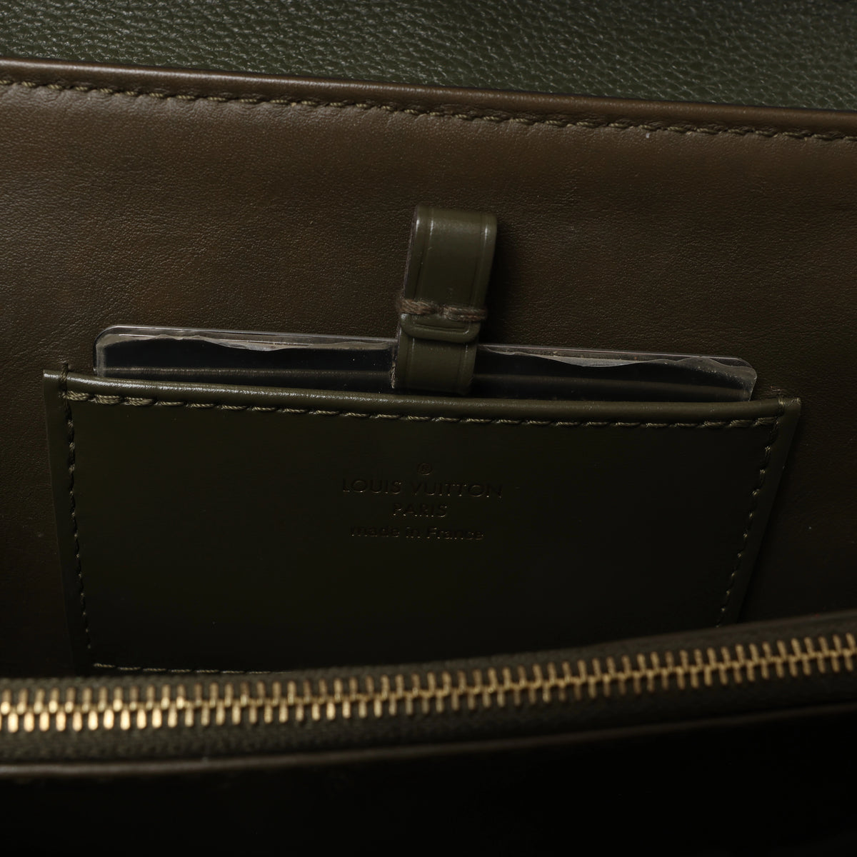 Louis Vuitton Rose des Vents MM Leather 2Way Handbag in Green M53819