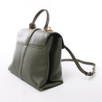 Louis Vuitton Rose des Vents MM Leather 2Way Handbag in Green M53819