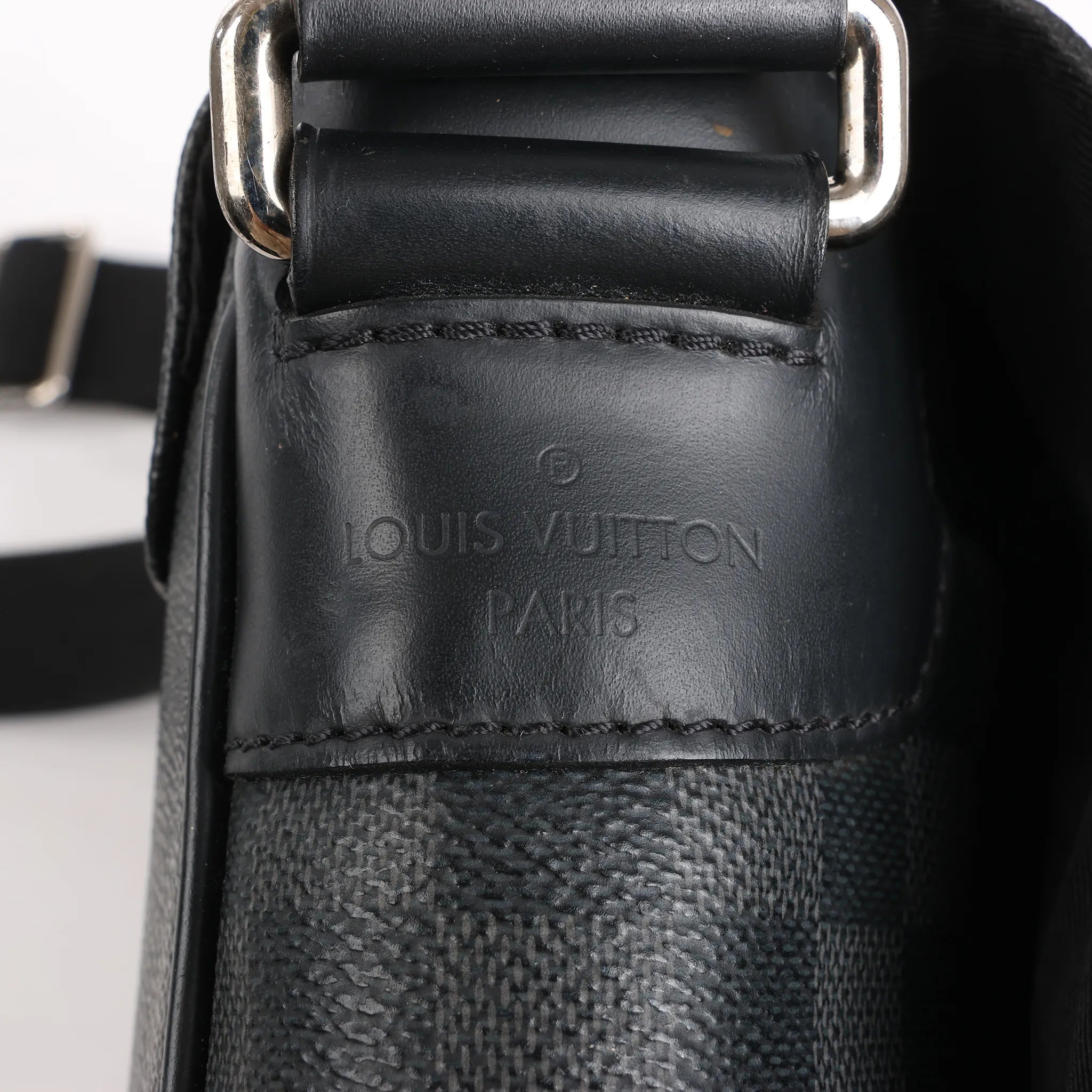 Louis Vuitton Damier Graphite District PM Messenger Crossbody Bag N41028