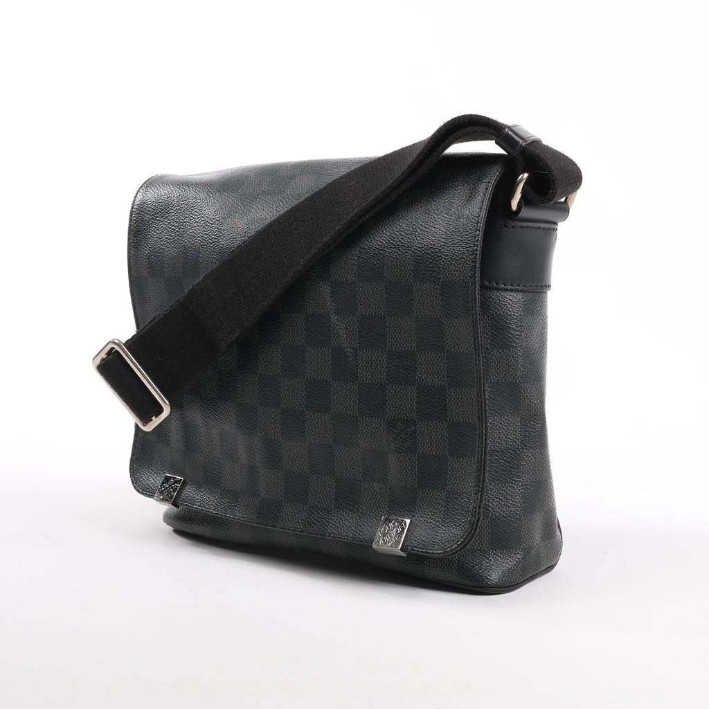 Louis Vuitton Damier Graphite District PM Messenger Crossbody Bag N41028