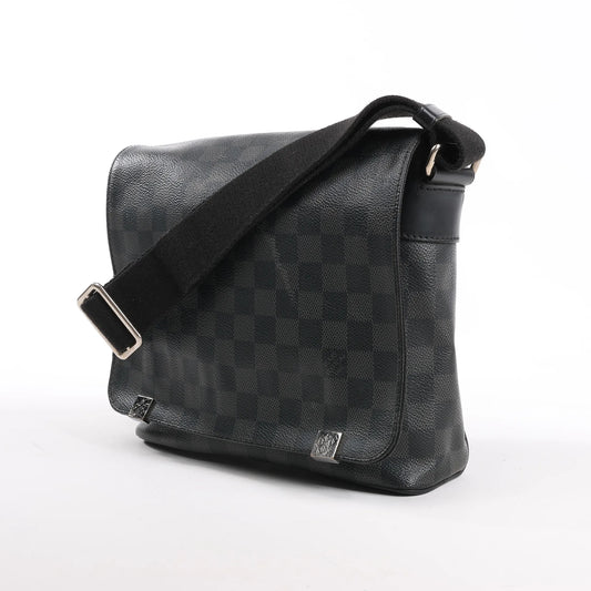 Louis Vuitton Damier Graphite District PM Messenger Crossbody Bag N41028