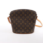 Louis Vuitton Drouot Monogram Canvas Crossbody Bag in Brown M51290
