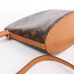 Louis Vuitton Drouot Monogram Canvas Crossbody Bag in Brown M51290