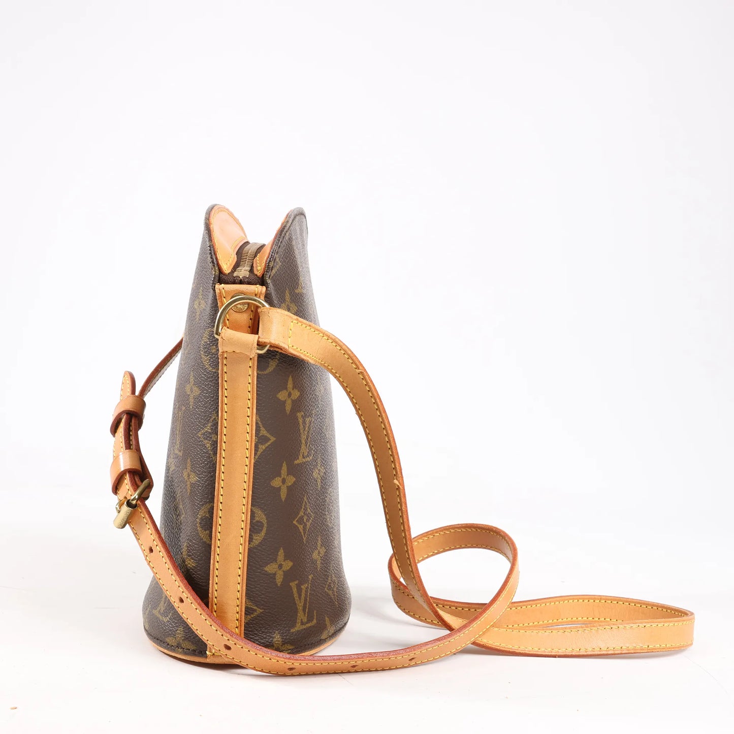 Louis Vuitton Monogram Canvas Drouot Crossbody Bag in Brown M51290