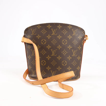 Louis Vuitton Monogram Canvas Drouot Crossbody Bag in Brown M51290
