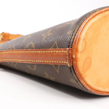 Louis Vuitton Drouot Monogram Canvas Crossbody Bag in Brown M51290