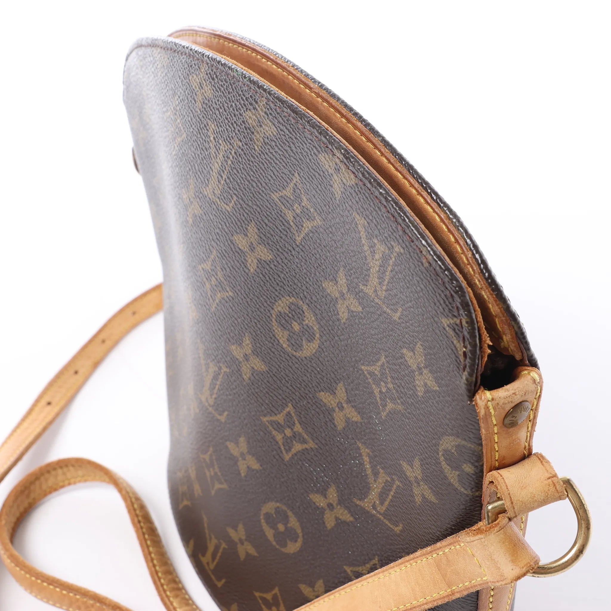 Louis Vuitton Drouot Monogram Canvas Crossbody Bag in Brown M51290