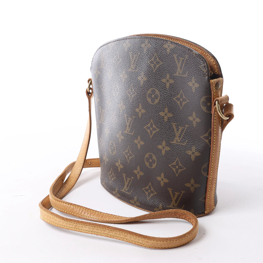 Louis Vuitton Drouot Monogram Canvas Crossbody Bag in Brown M51290