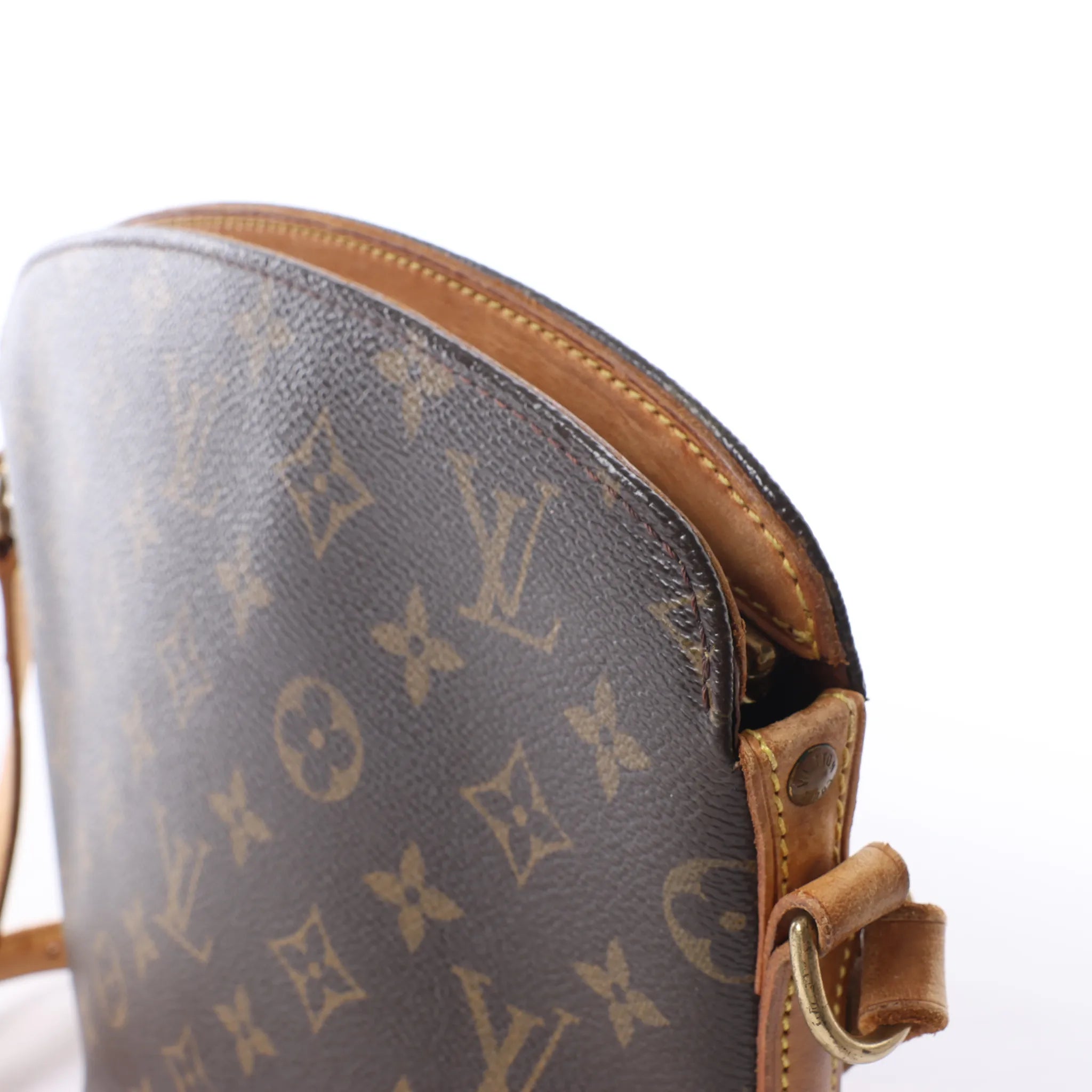 Louis Vuitton Drouot Monogram Canvas Crossbody Bag in Brown M51290