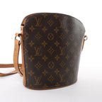 Louis Vuitton Drouot Monogram Canvas Crossbody Bag in Brown M51290