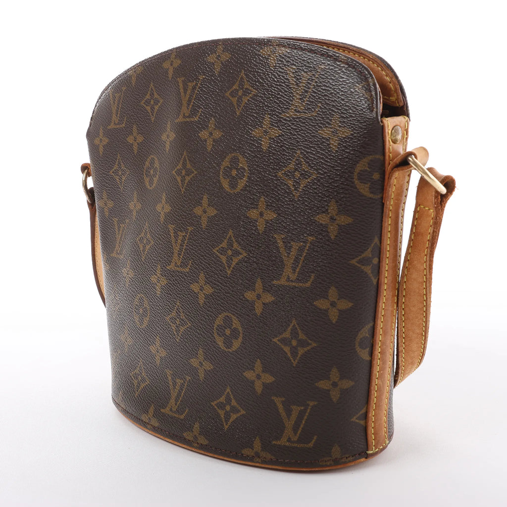 Louis Vuitton Drouot Monogram Canvas Crossbody Bag in Brown M51290